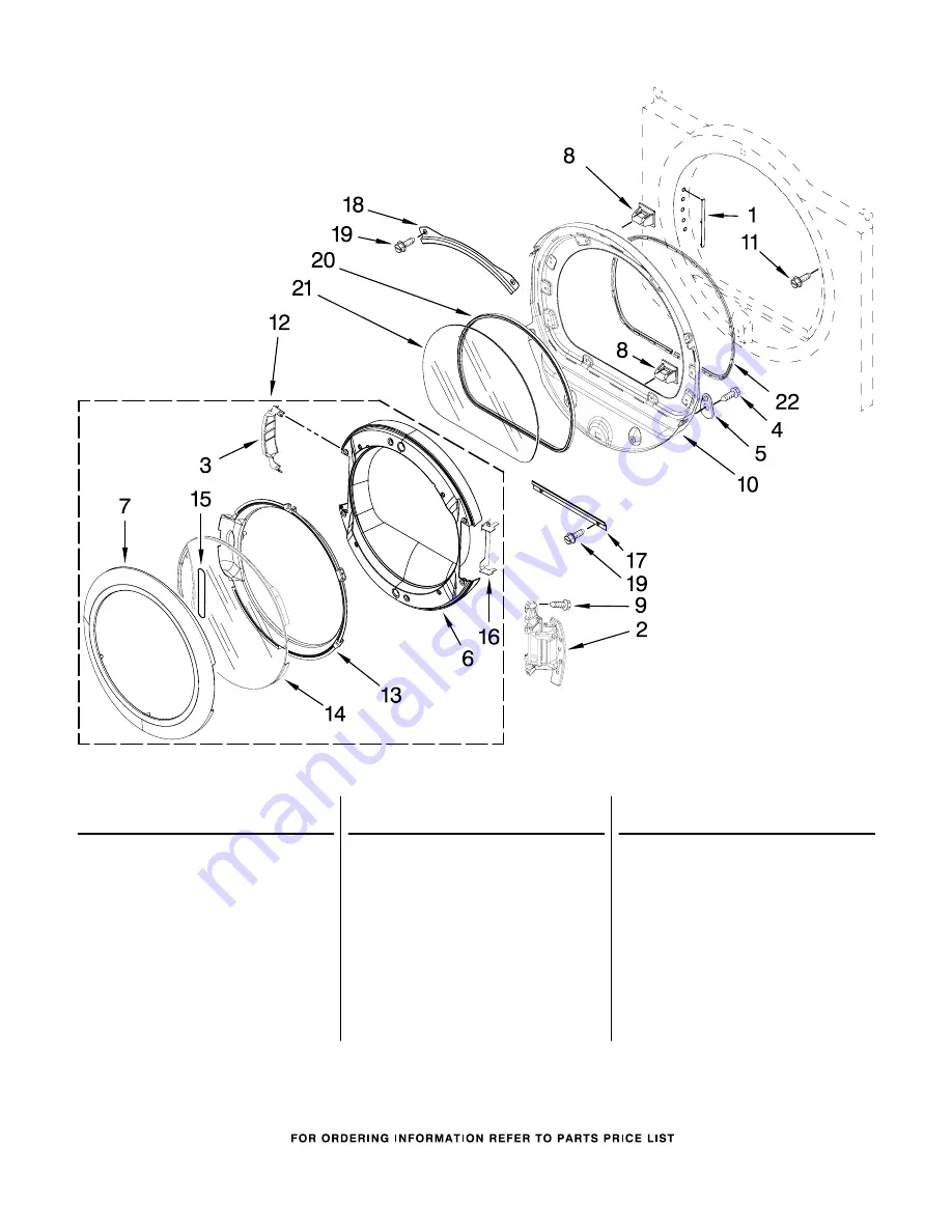 Maytag MEDE900VJ1 Parts List Download Page 7