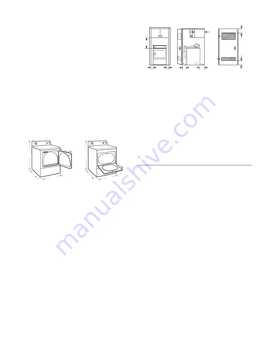 Maytag MEDX5SPAW Installation Manual Download Page 4