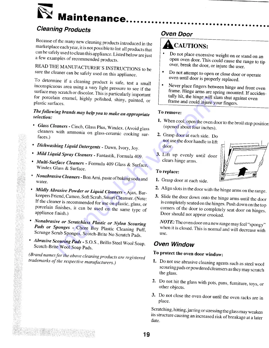 Maytag MER5530 User Manual Download Page 20