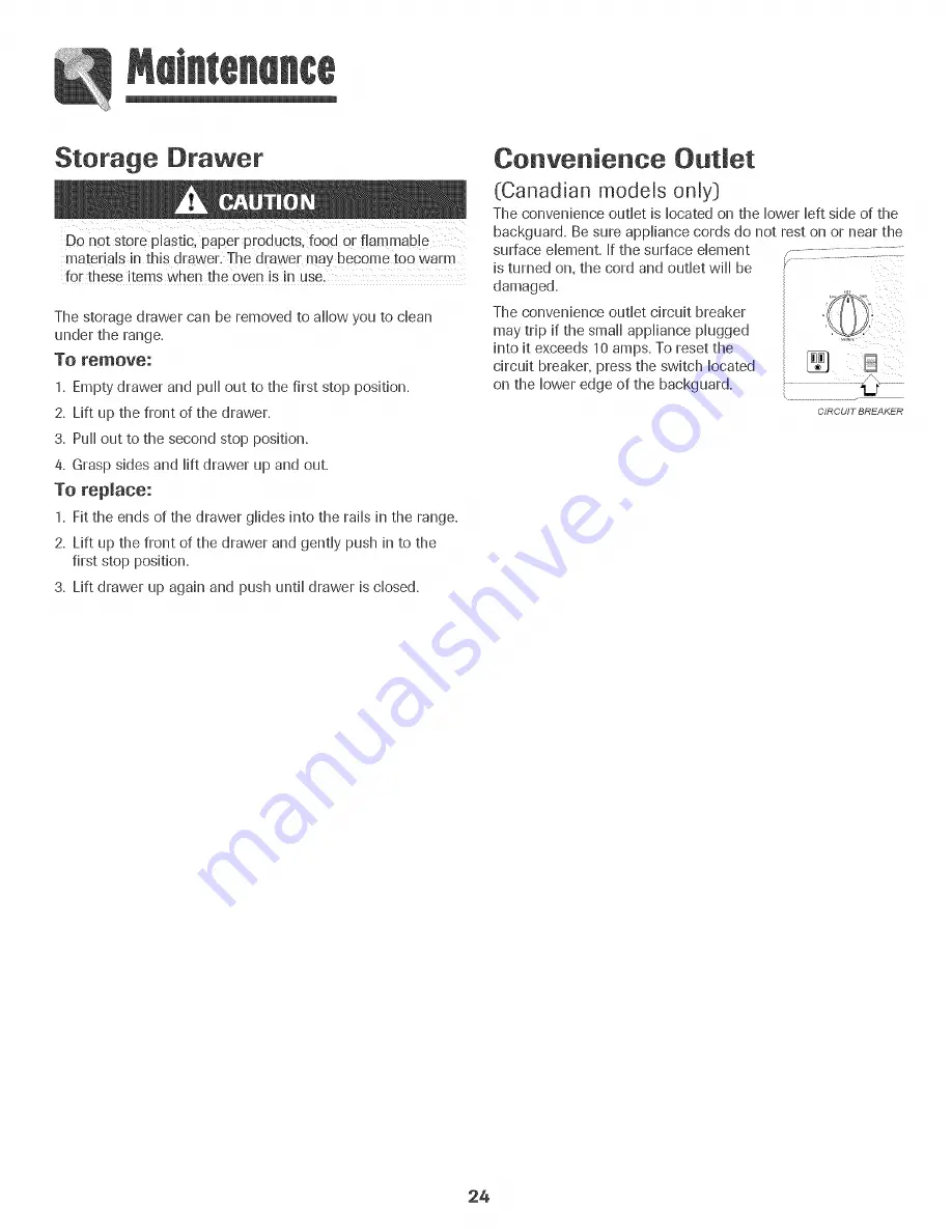 Maytag MER5875QAB Use & Care Manual Download Page 25