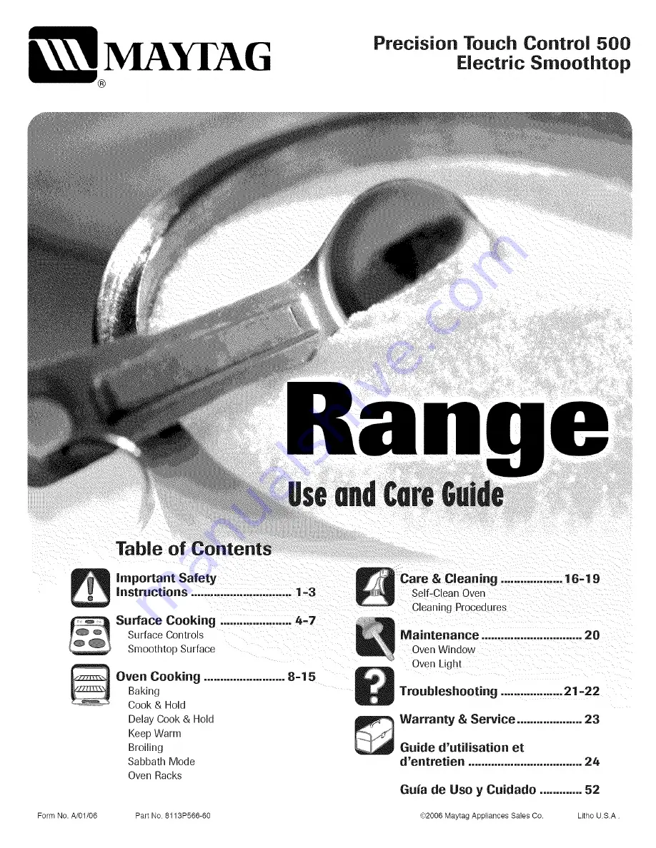 Maytag MER5875RCB Use & Care Manual Download Page 1