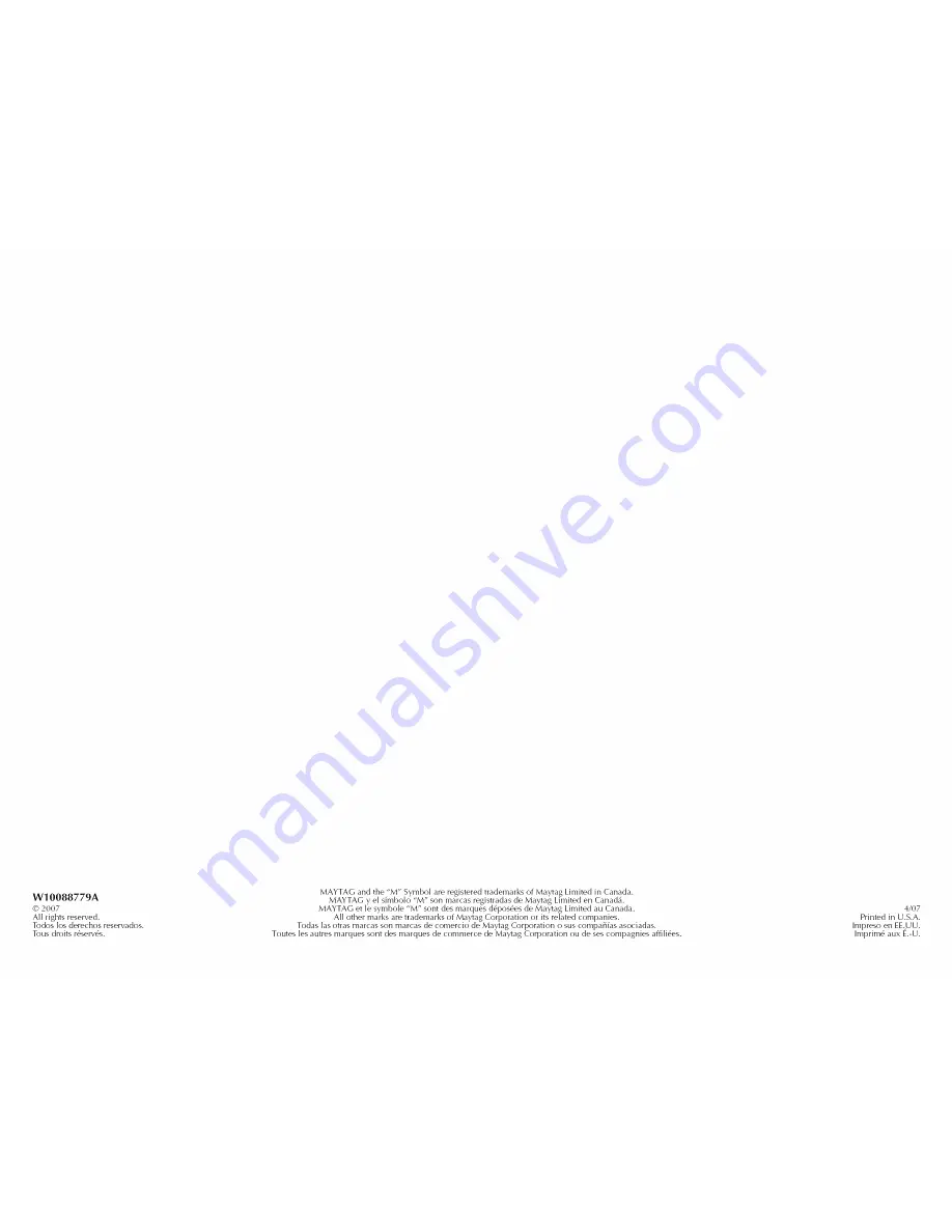 Maytag MGD5591TQ0 Use & Care Manual Download Page 64