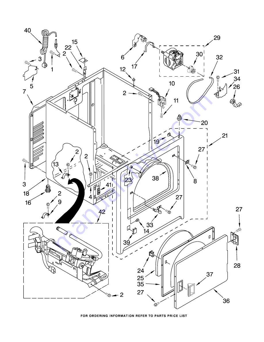 Maytag MGD5800TW1 Parts List Download Page 3