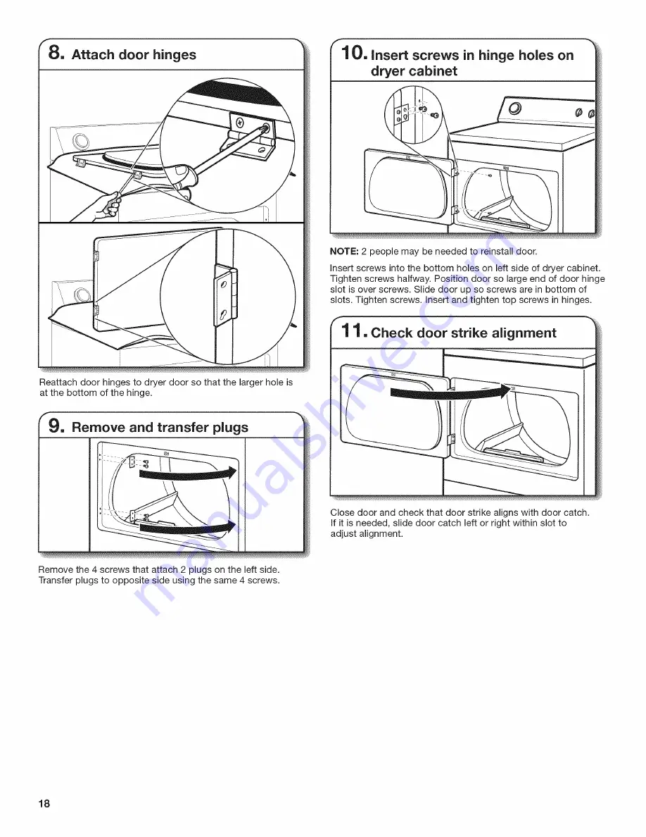 Maytag MGDB755DW0 Installation Instructions Manual Download Page 18