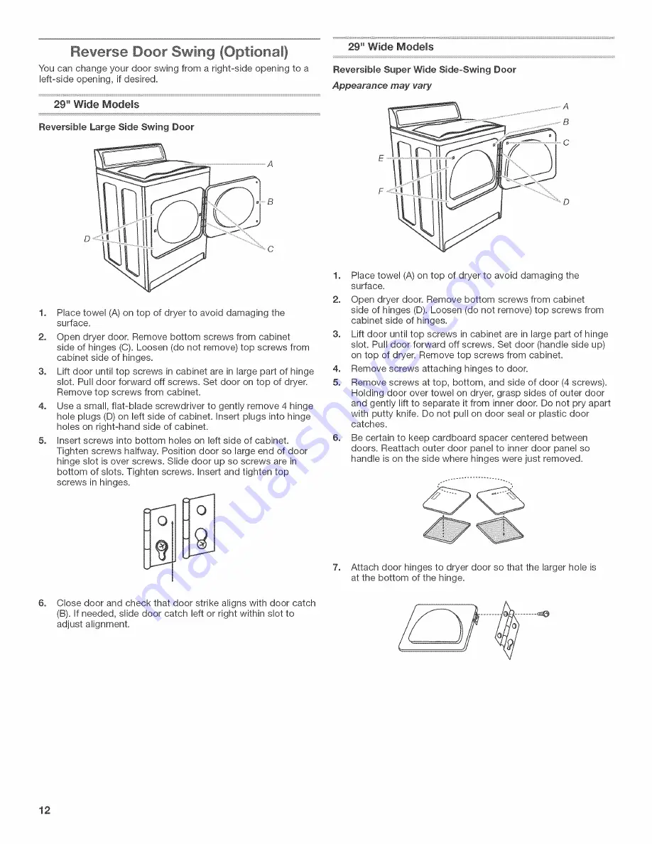 Maytag MGDC700VJ0 Скачать руководство пользователя страница 12