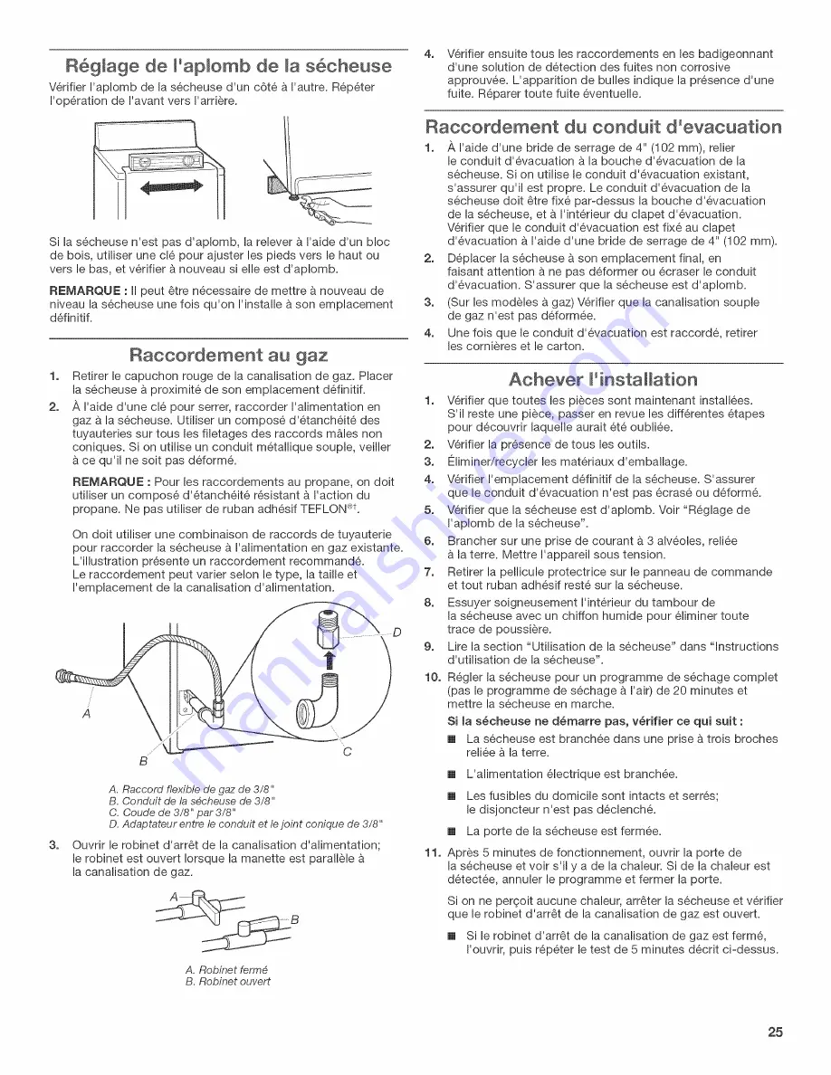 Maytag MGDC700VJ0 Installation Instructions Manual Download Page 25