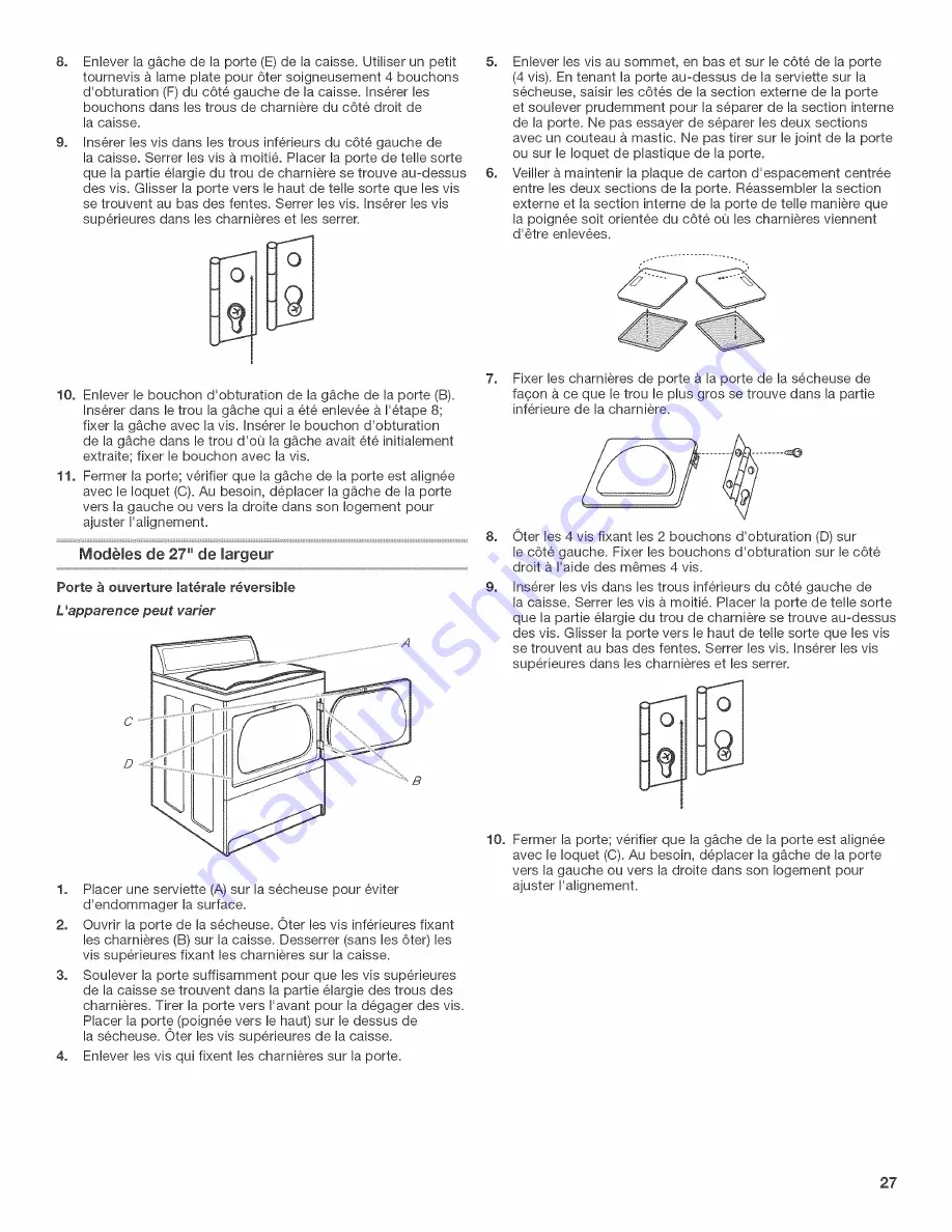 Maytag MGDC700VJ0 Скачать руководство пользователя страница 27