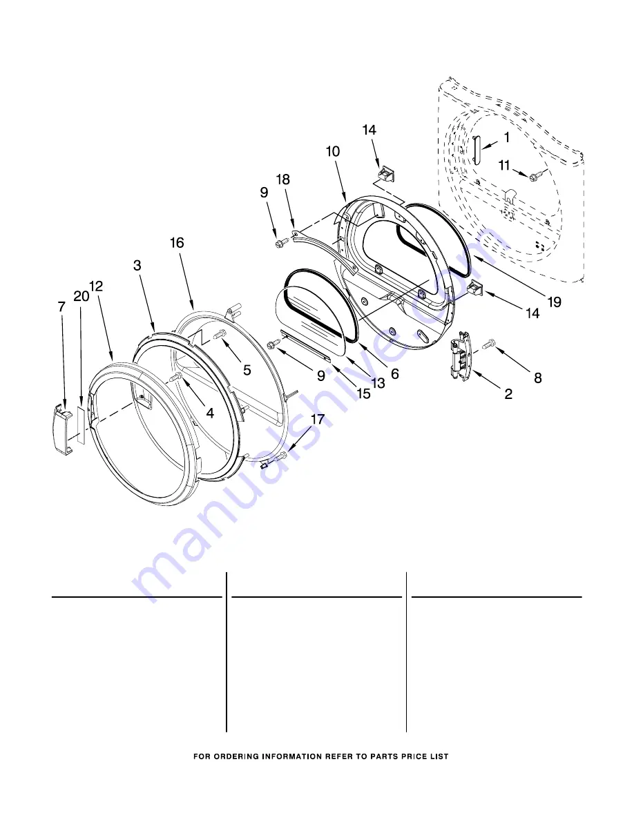 Maytag MGDZ400TQ0 Parts List Download Page 9