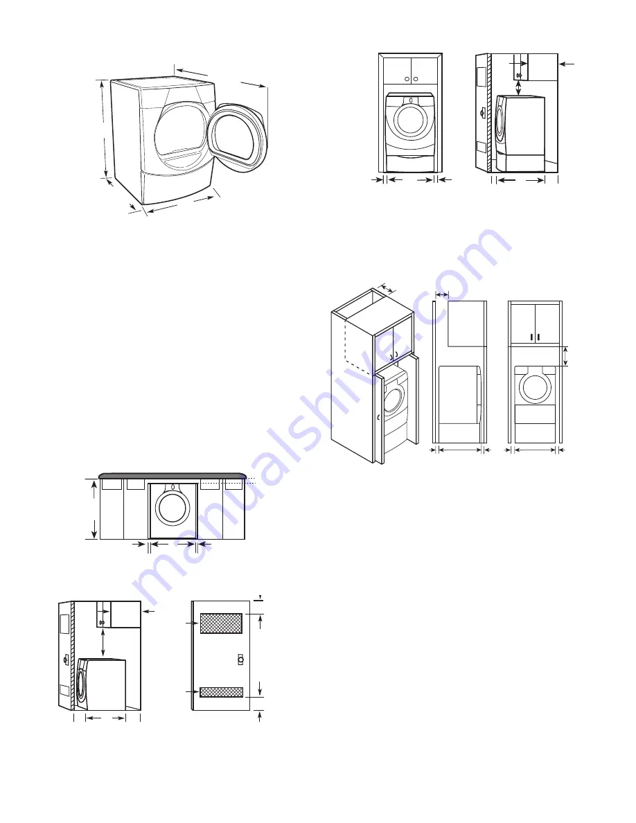 Maytag MGDZ600TK - Front Load Gas Dryer Скачать руководство пользователя страница 5