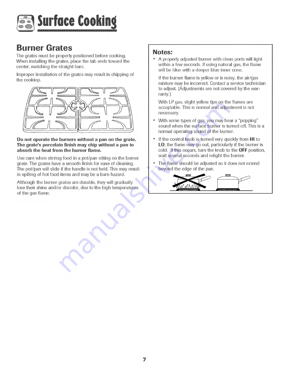 Maytag MGR5775QDW - 30 Inch Gas Range Скачать руководство пользователя страница 8