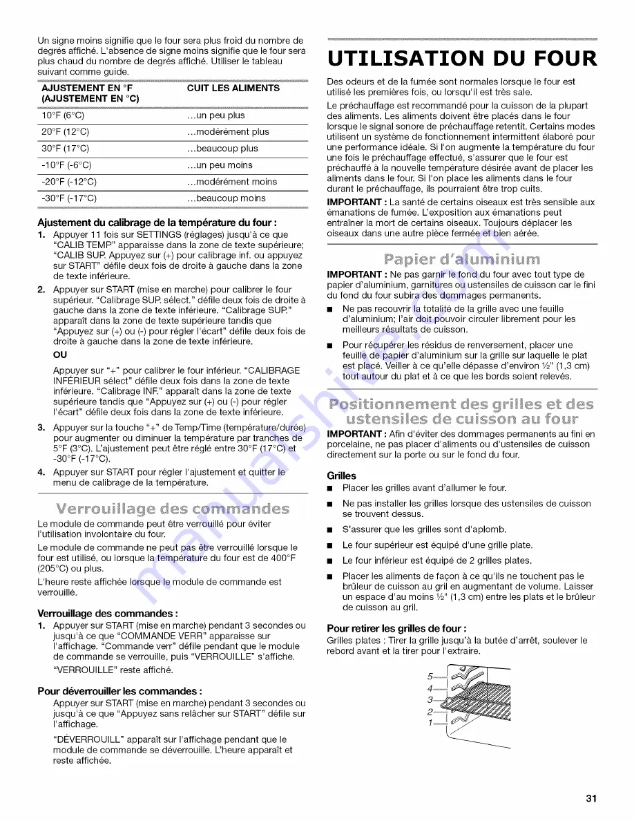 Maytag MGT8655XB02 Use & Care Manual Download Page 31