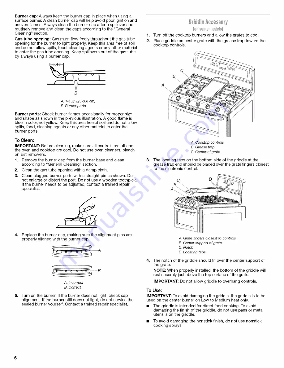 Maytag MGT8720DS00 Скачать руководство пользователя страница 6