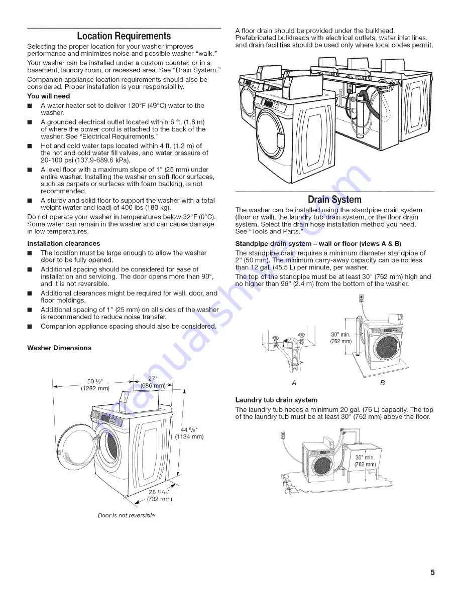 Maytag MHN31PDAWW Скачать руководство пользователя страница 5