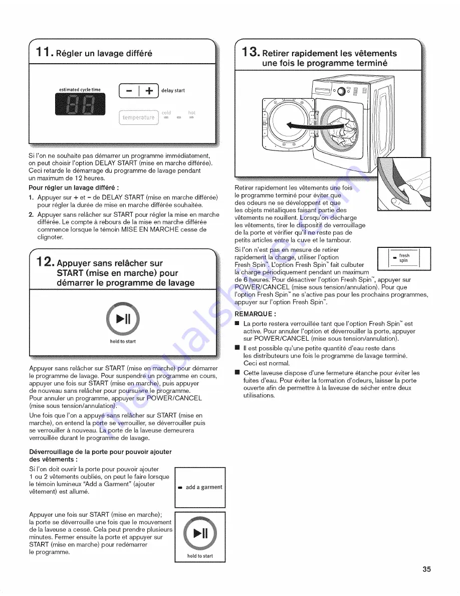 Maytag MHW3000 Use & Care Manual Download Page 35