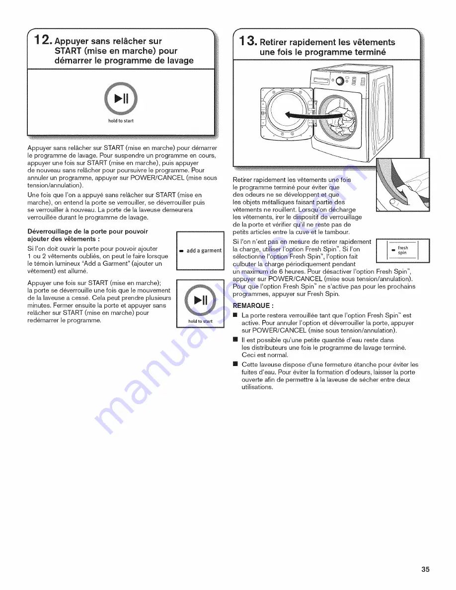 Maytag MHW4200BG2 Use & Care Manual Download Page 35