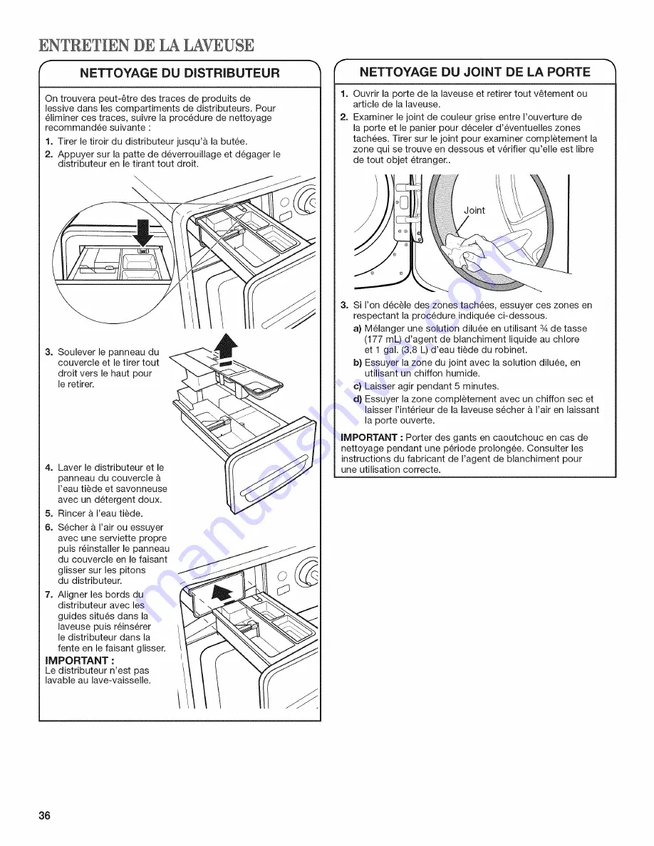 Maytag MHW6000XG0 Use & Care Manual Download Page 36