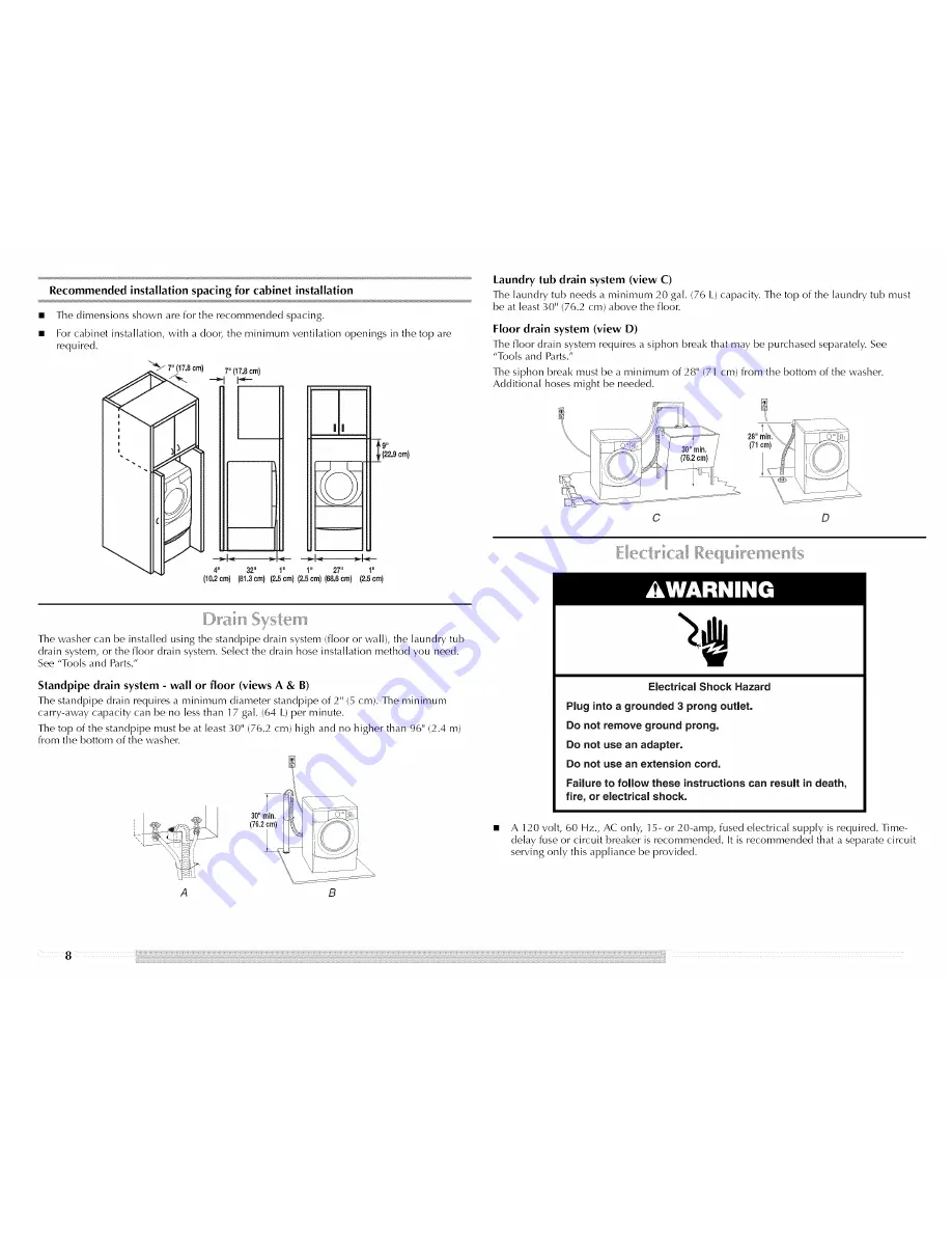 Maytag MHWE900VJ - Performance 4.4 cu. Ft. Front Load Washer Скачать руководство пользователя страница 8