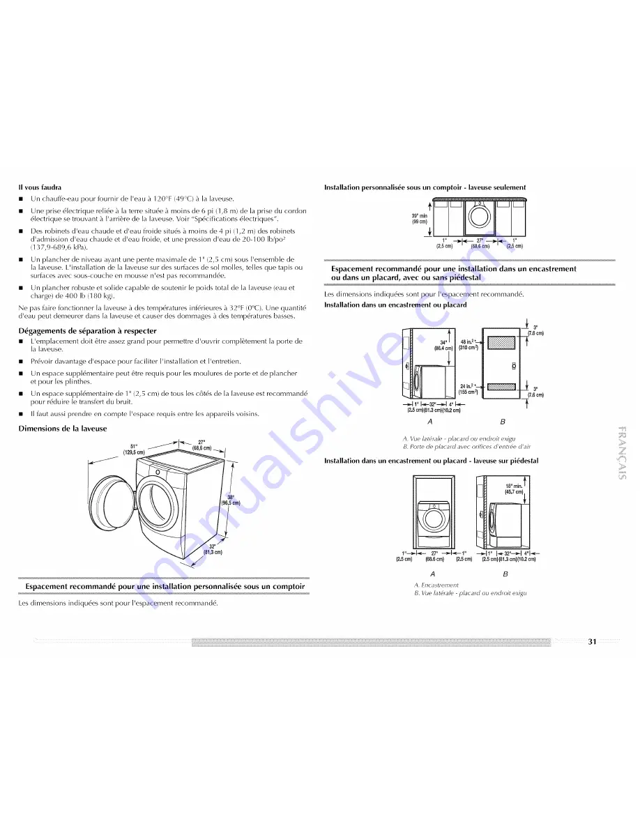 Maytag MHWE900VJ - Performance 4.4 cu. Ft. Front Load Washer Скачать руководство пользователя страница 31