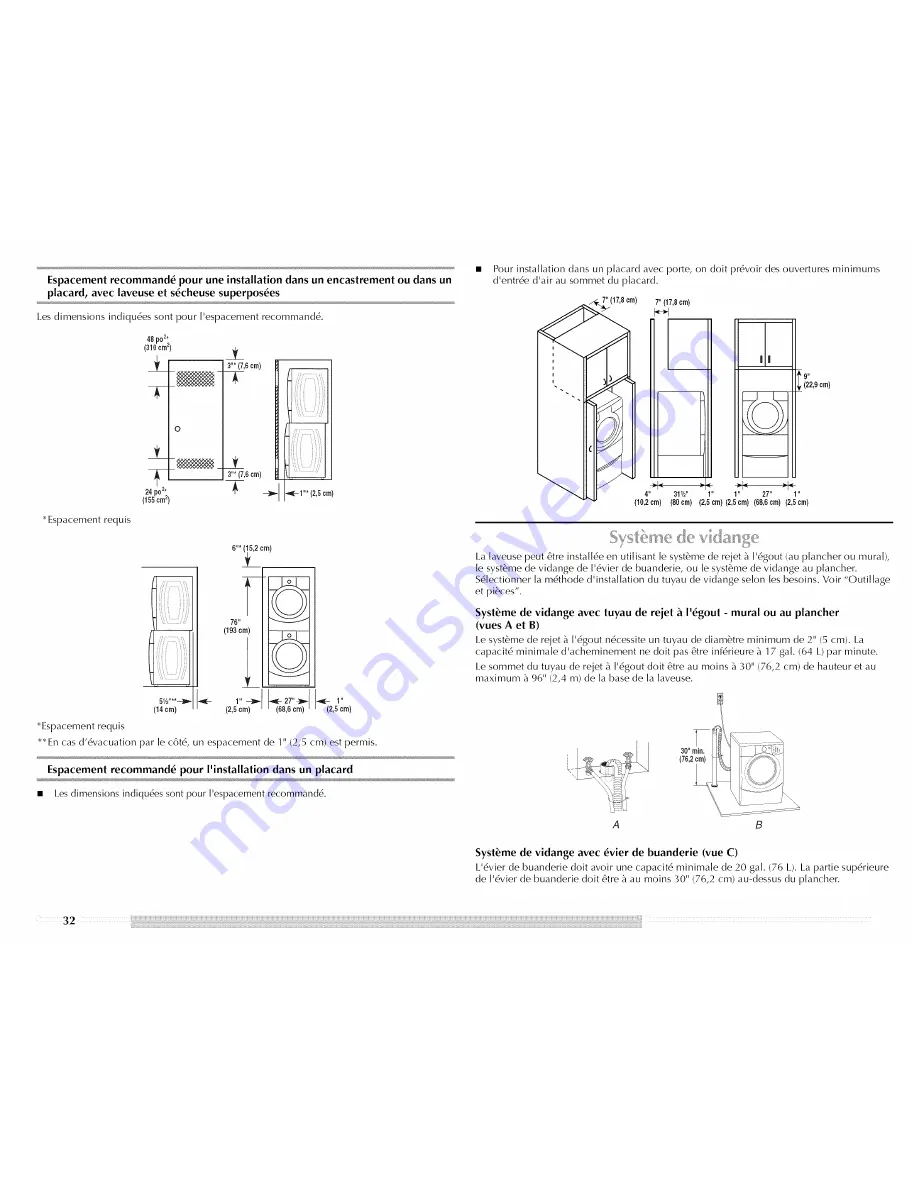 Maytag MHWE900VJ - Performance 4.4 cu. Ft. Front Load Washer Скачать руководство пользователя страница 32