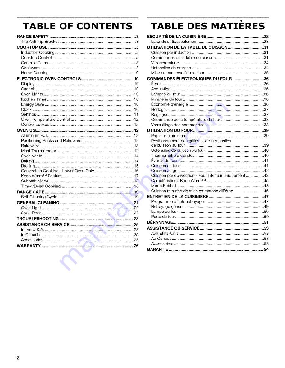 Maytag MIT8795B Use & Care Manual Download Page 2