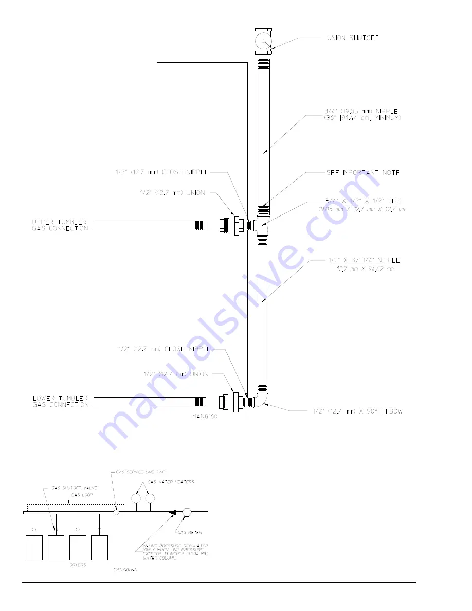 Maytag MLG-30PDA Installation Manual Download Page 12