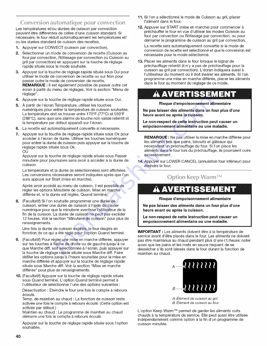 Maytag MMW9730AB00 Use & Care Manual Download Page 40