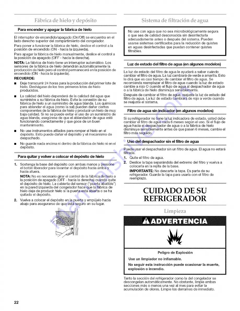 Maytag MSD2658KES02 Use & Care Manual Download Page 22