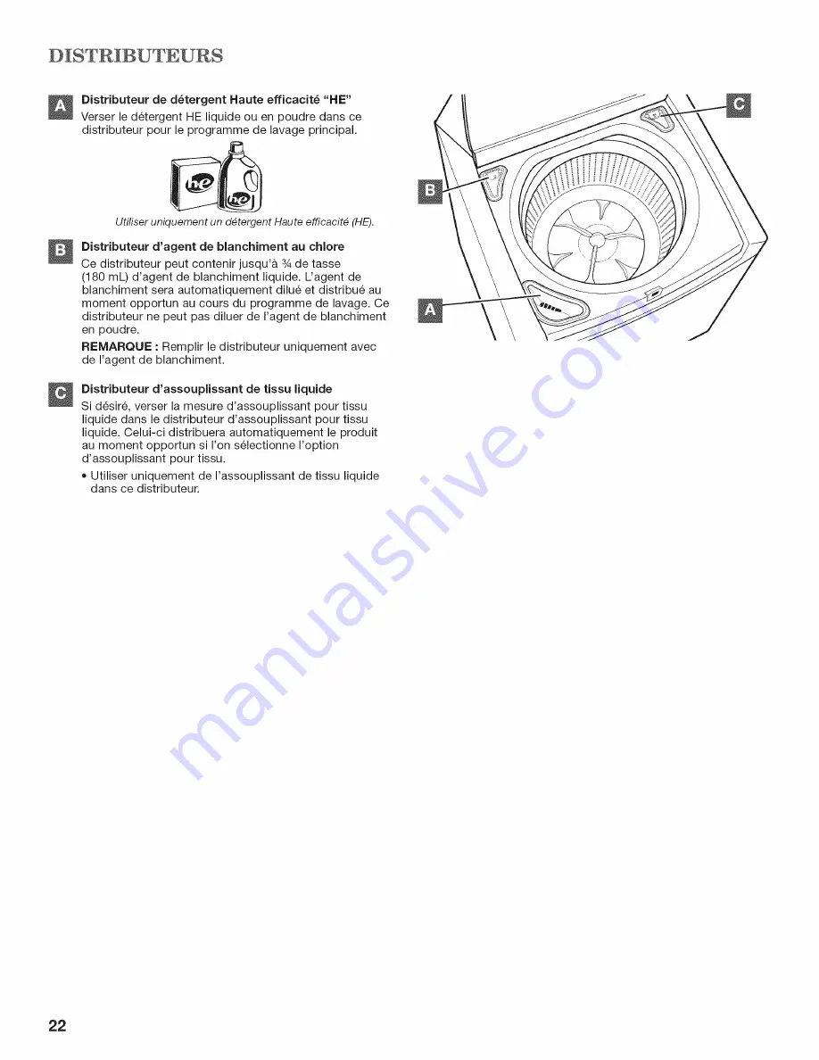 Maytag MVWB755YL0 Use And Care Manual Download Page 22