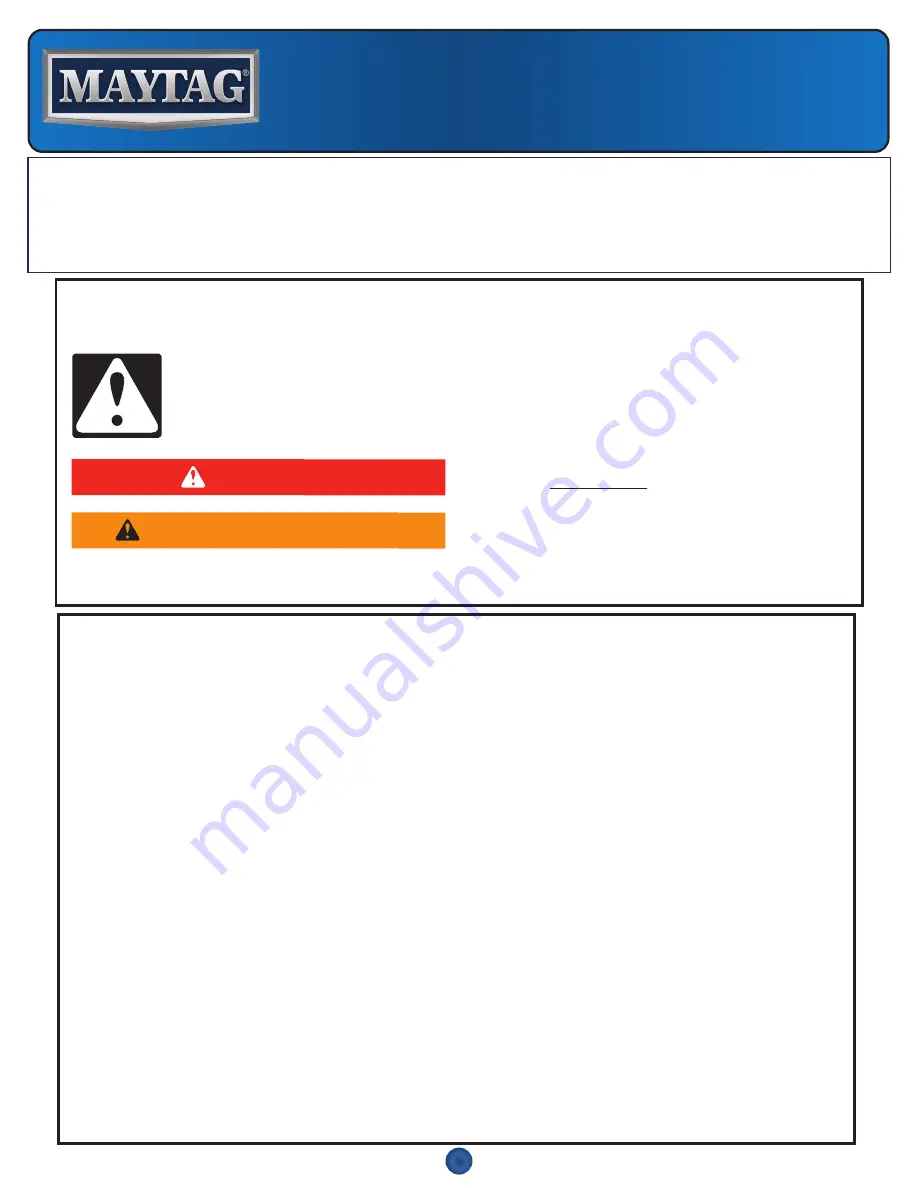 Maytag MZC3122FW User Manual Download Page 9