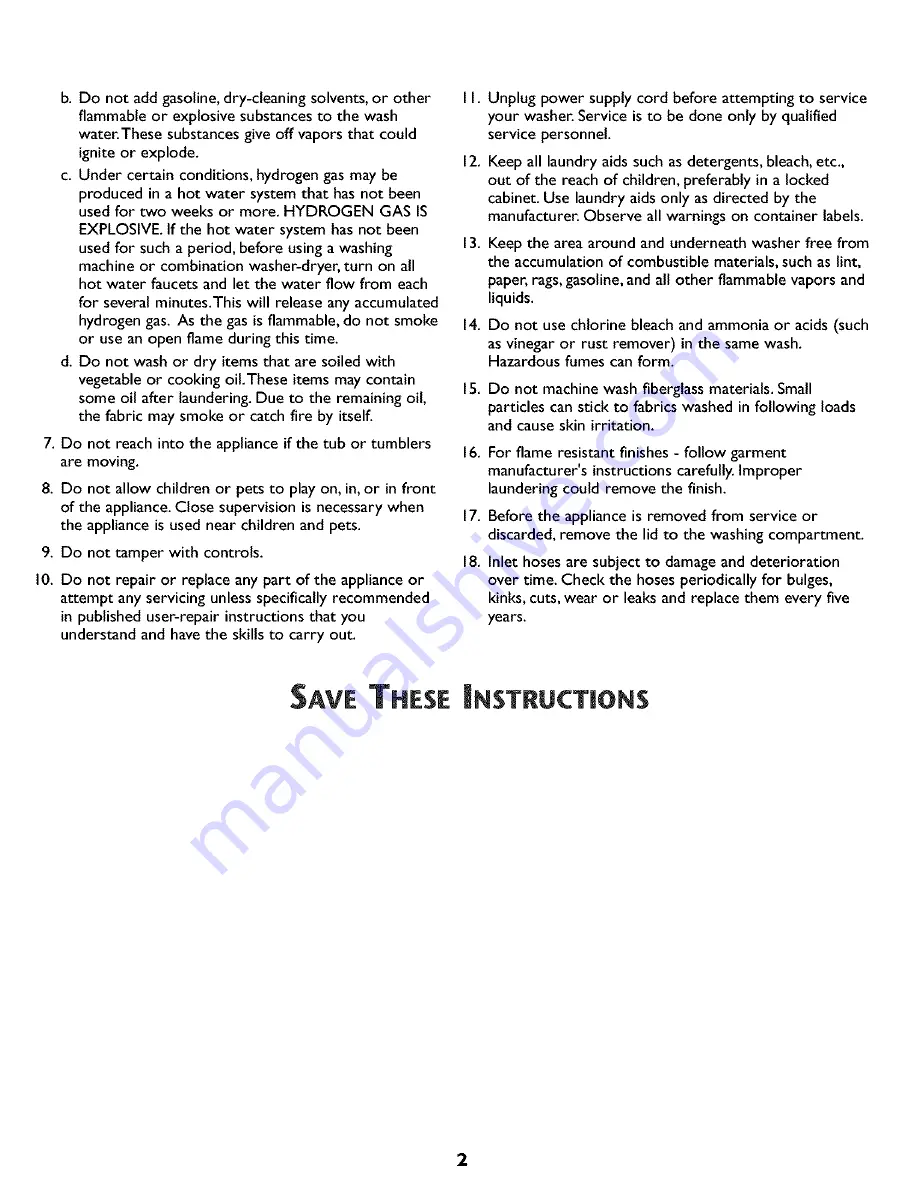 Maytag NEPTUNE FAV9800AWQ Use & Care Manual Download Page 3