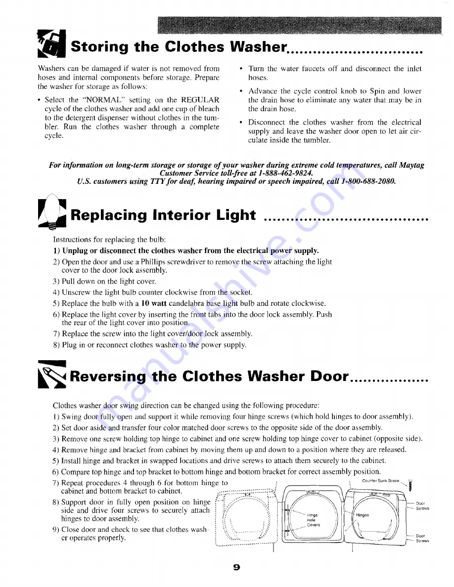 Maytag Neptune MAH4000 Manual Download Page 10