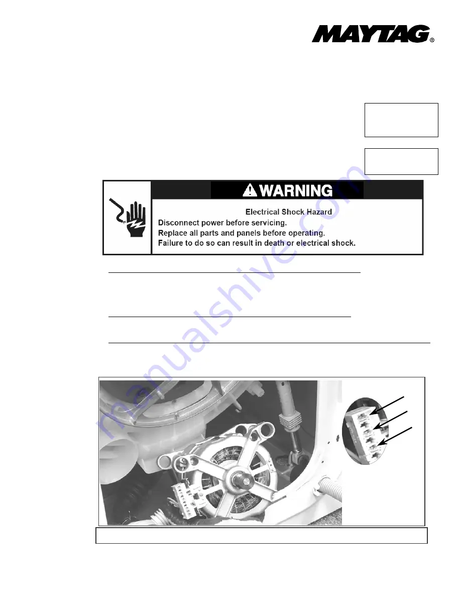 Maytag Neptune MAH6700AWW Technical Bulletin Download Page 1