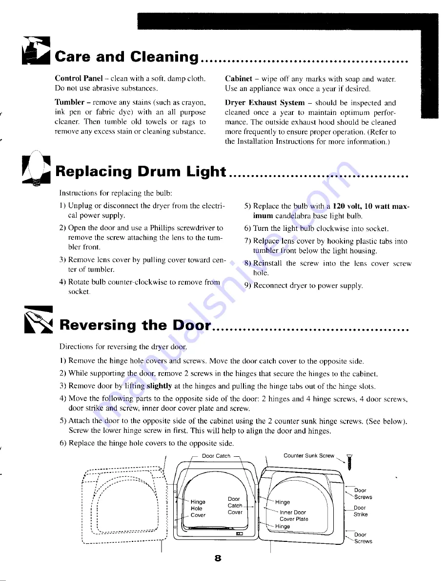 Maytag Neptune MD3000 Скачать руководство пользователя страница 9