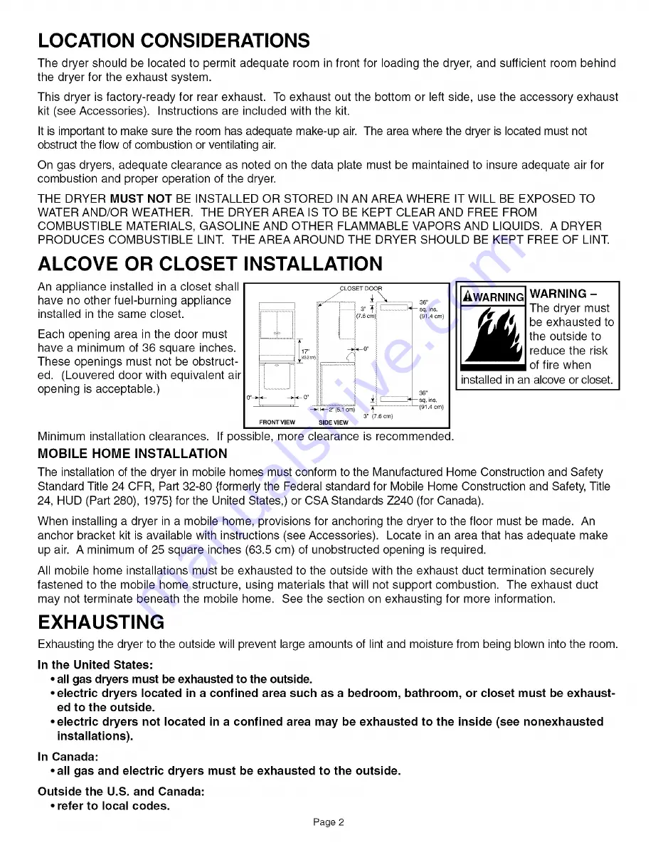 Maytag Neptune MDE5500AYQ Installation Instructions Manual Download Page 3