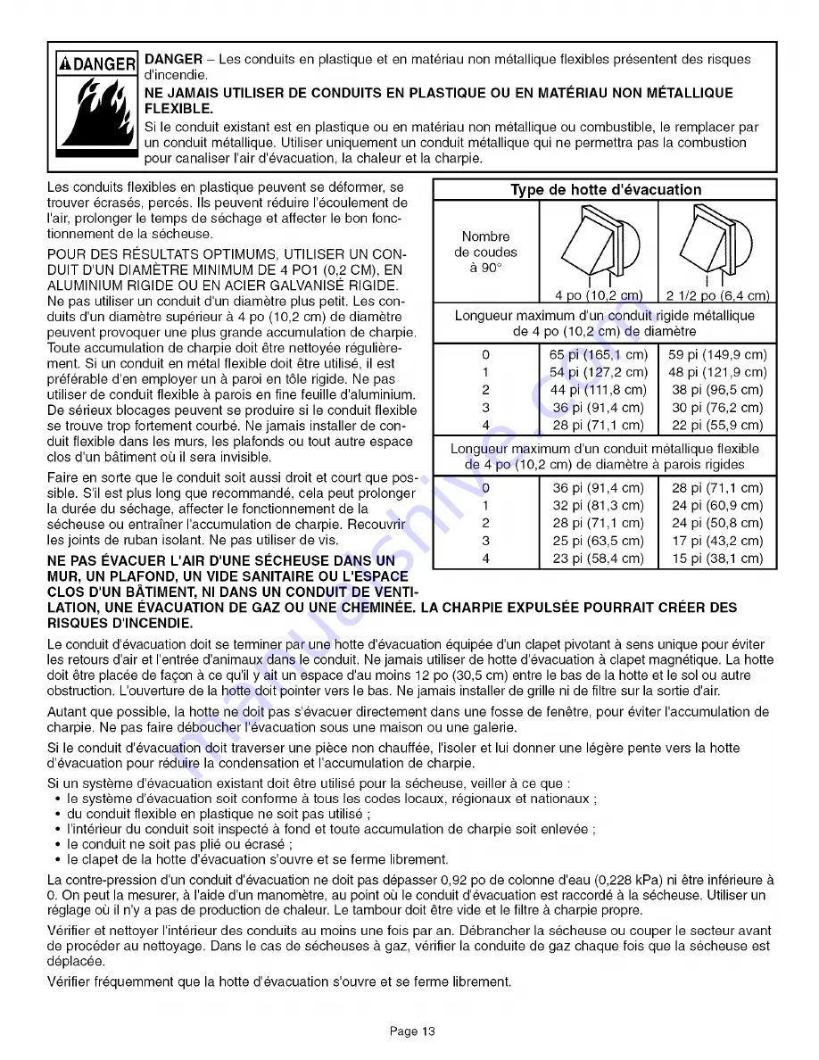 Maytag Neptune MDE5500AYQ Installation Instructions Manual Download Page 14