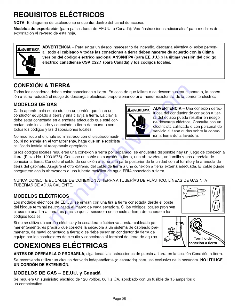 Maytag Neptune MDE5500AYQ Installation Instructions Manual Download Page 26