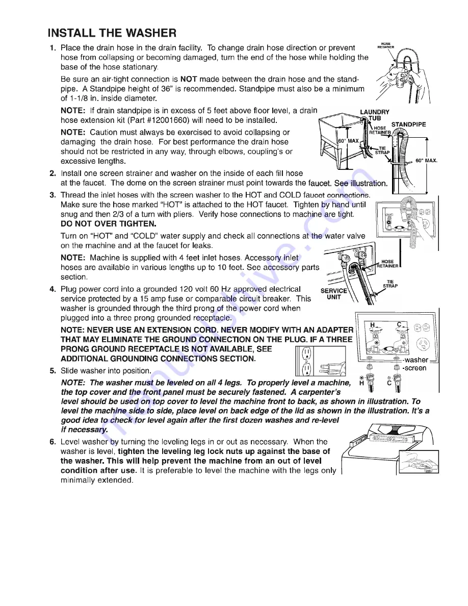 Maytag Neptune TL FAV6800A Service Download Page 53