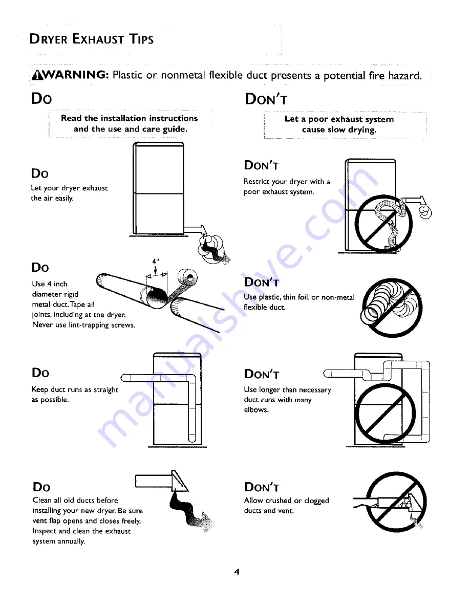 Maytag Niptune MCE8000AZQ Use & Care Manual Download Page 5