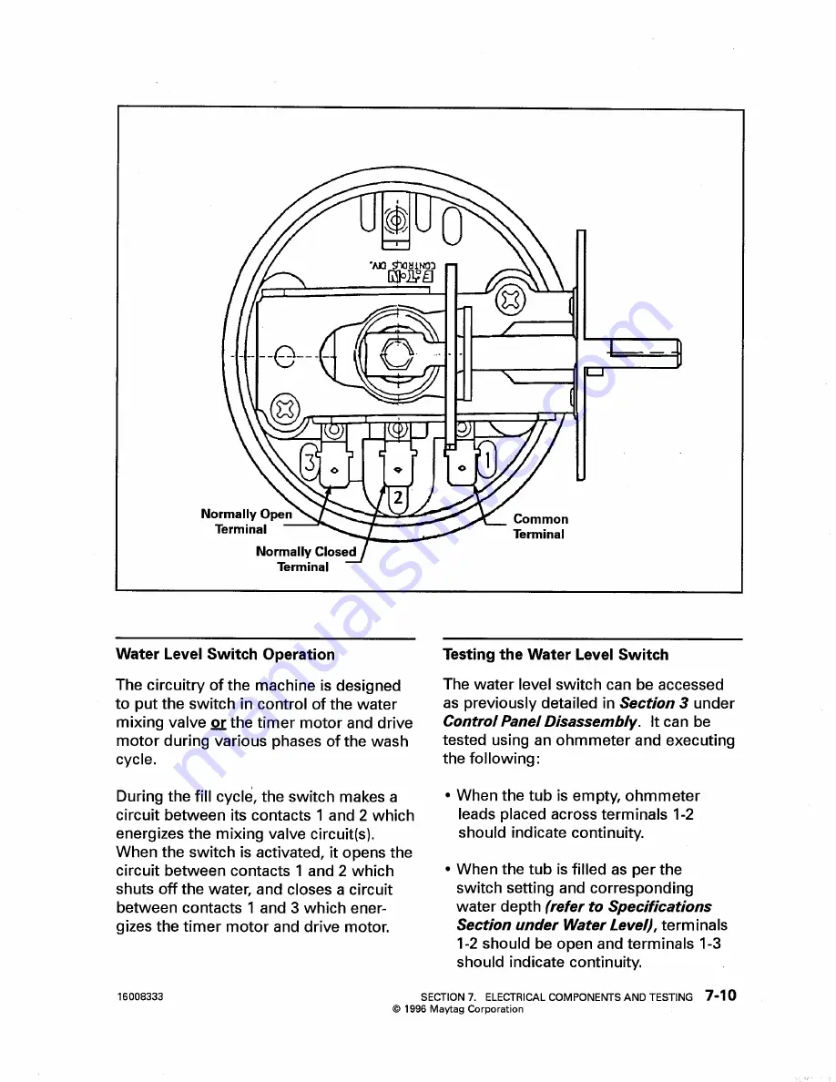 Maytag PAV1000AW Service Manual Download Page 68