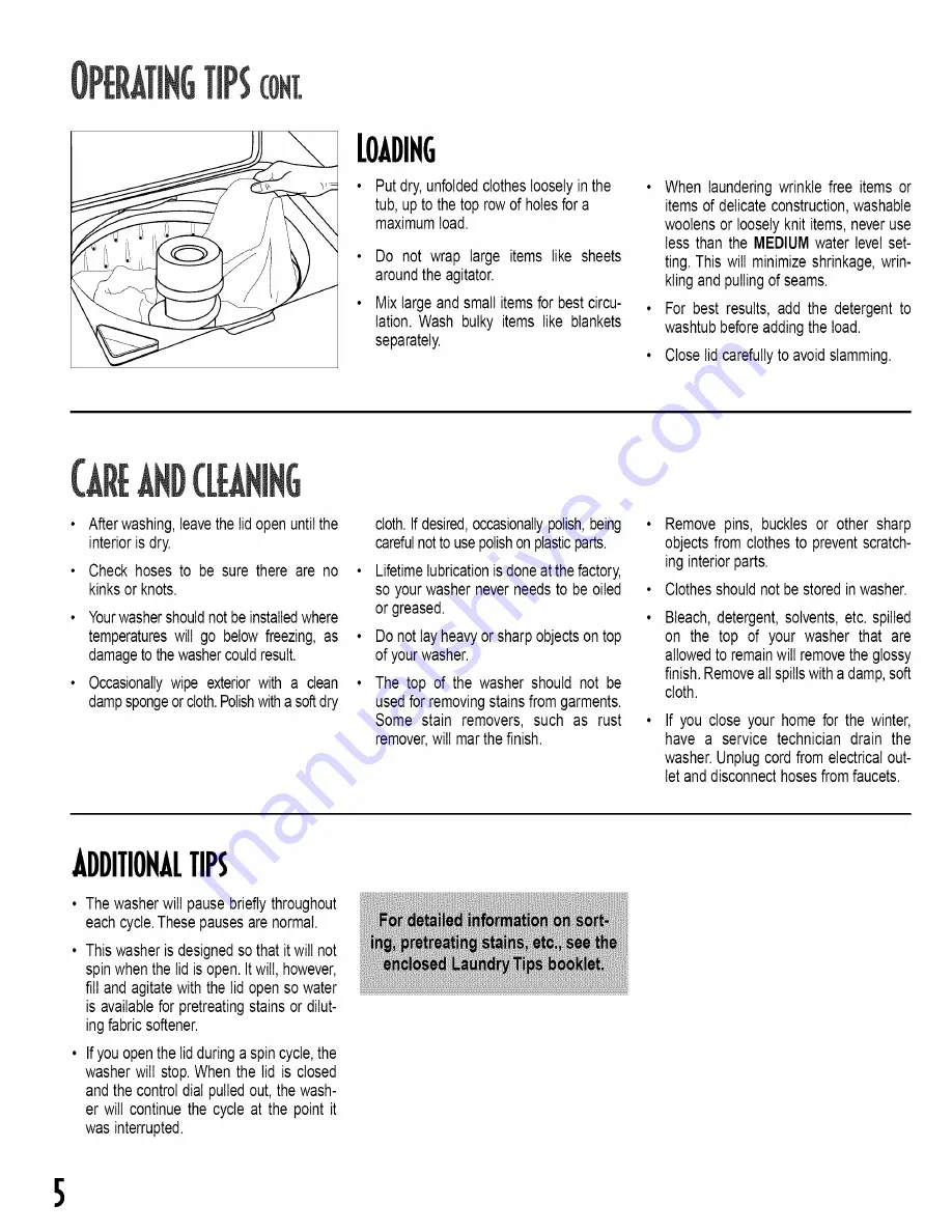 Maytag PAV5157AWW User Manual Download Page 6