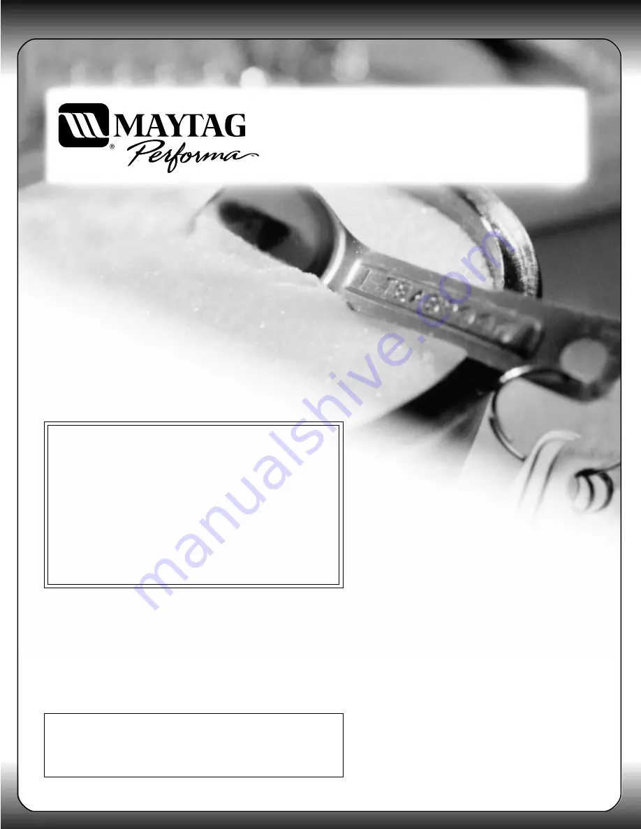 Maytag PER4310BCW User Manual Download Page 13