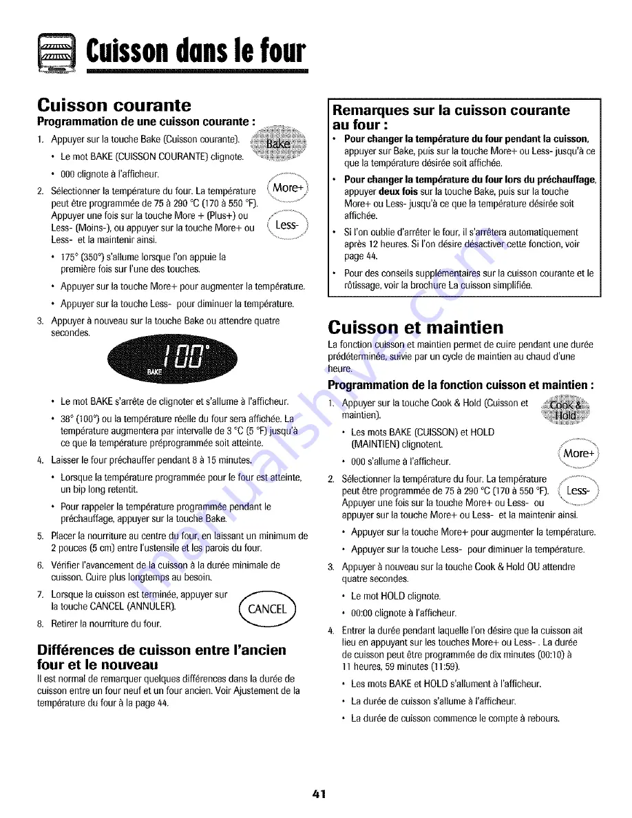 Maytag Perfoma MGR4451ADQ Use & Care Manual Download Page 42