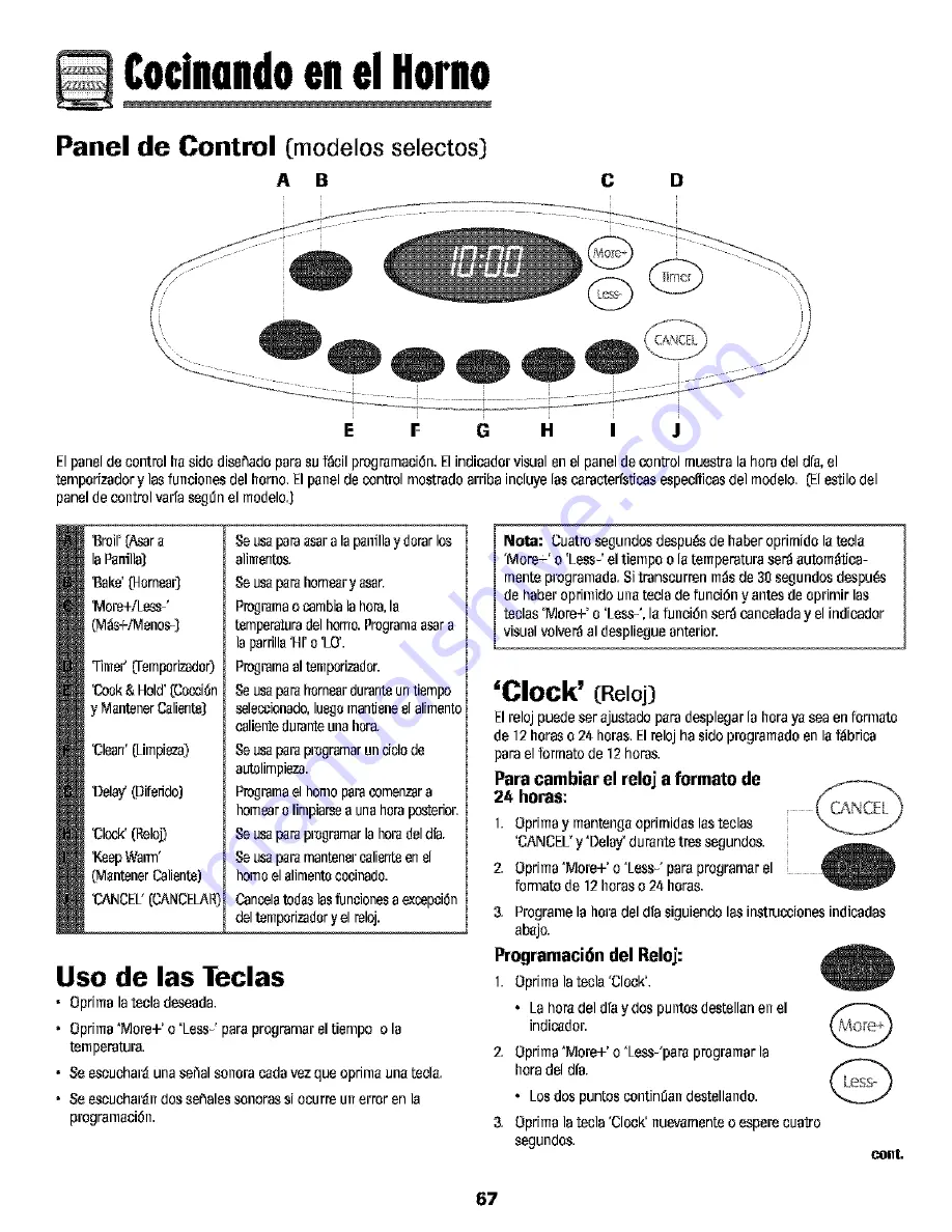 Maytag Perfoma MGR4451ADQ Use & Care Manual Download Page 68