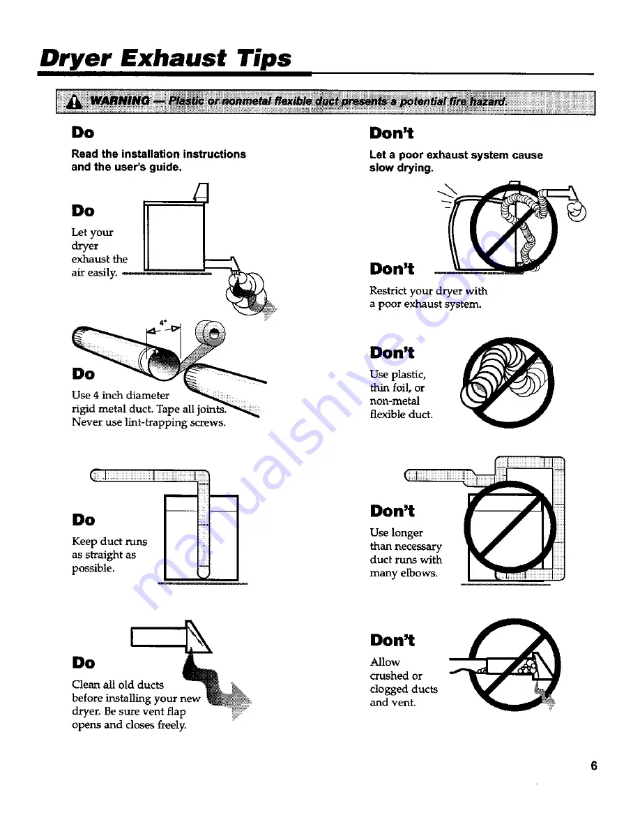 Maytag Perfoma PYE4500 User Manual Download Page 7