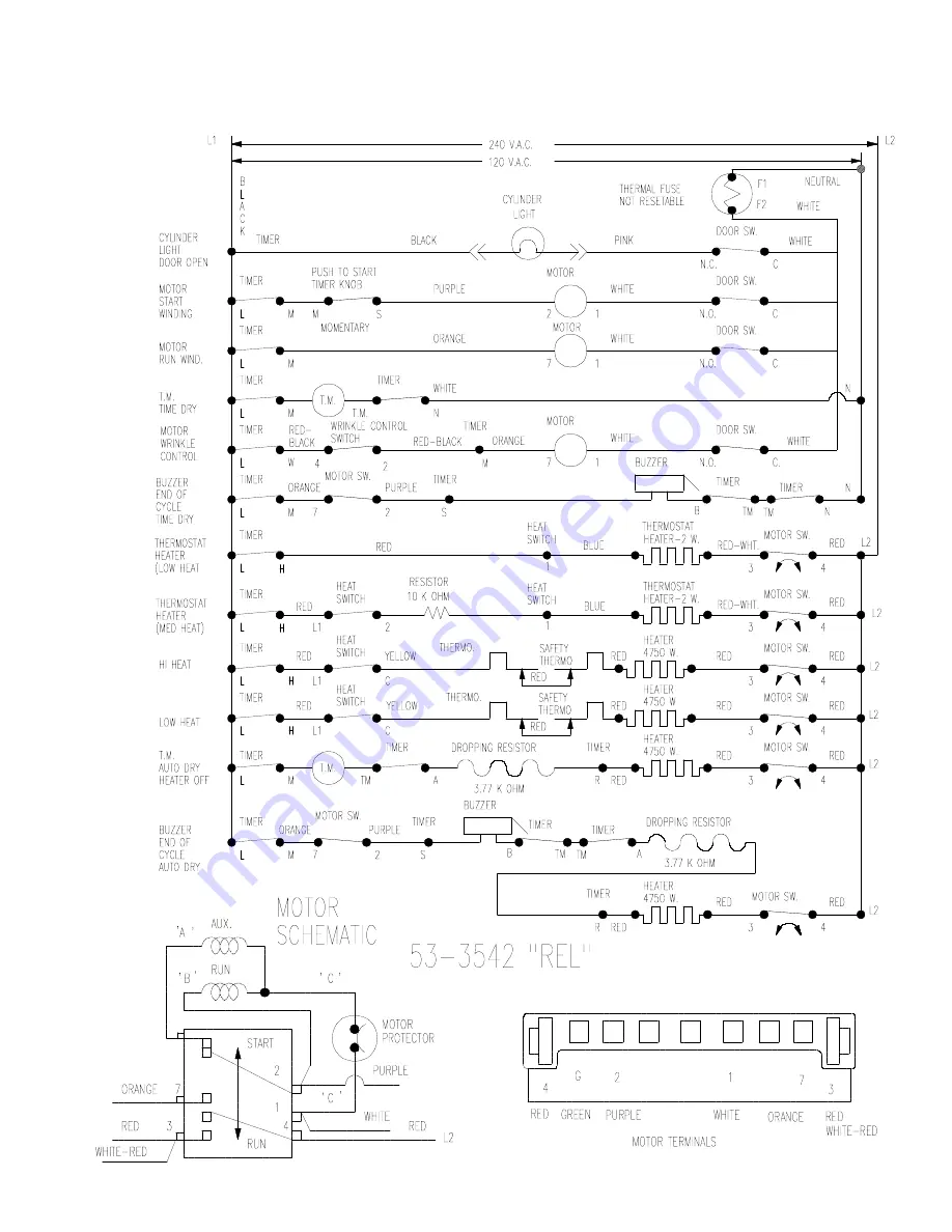 Maytag Performa DLE231 Service Manual Download Page 80