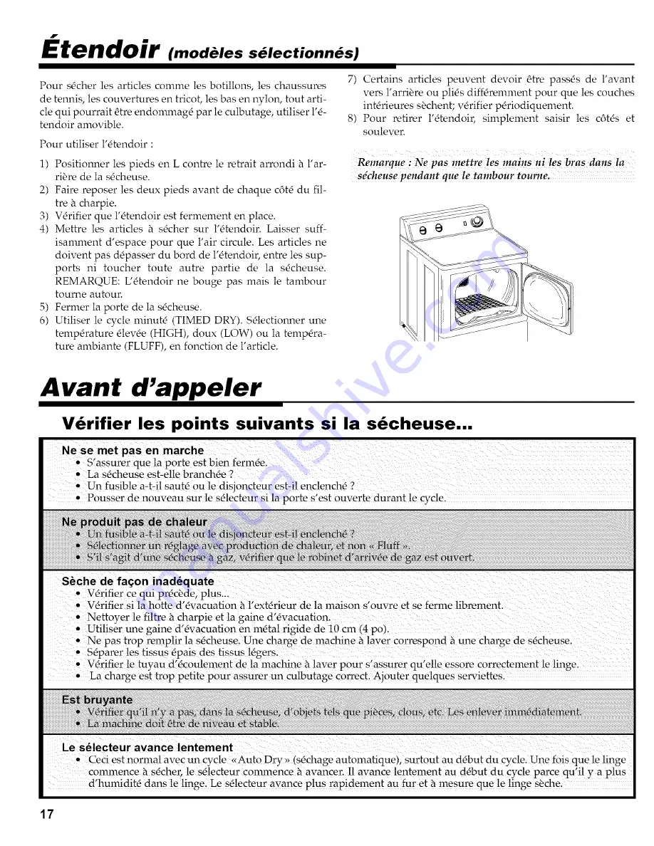 Maytag Performa PY-1 User Manual Download Page 18