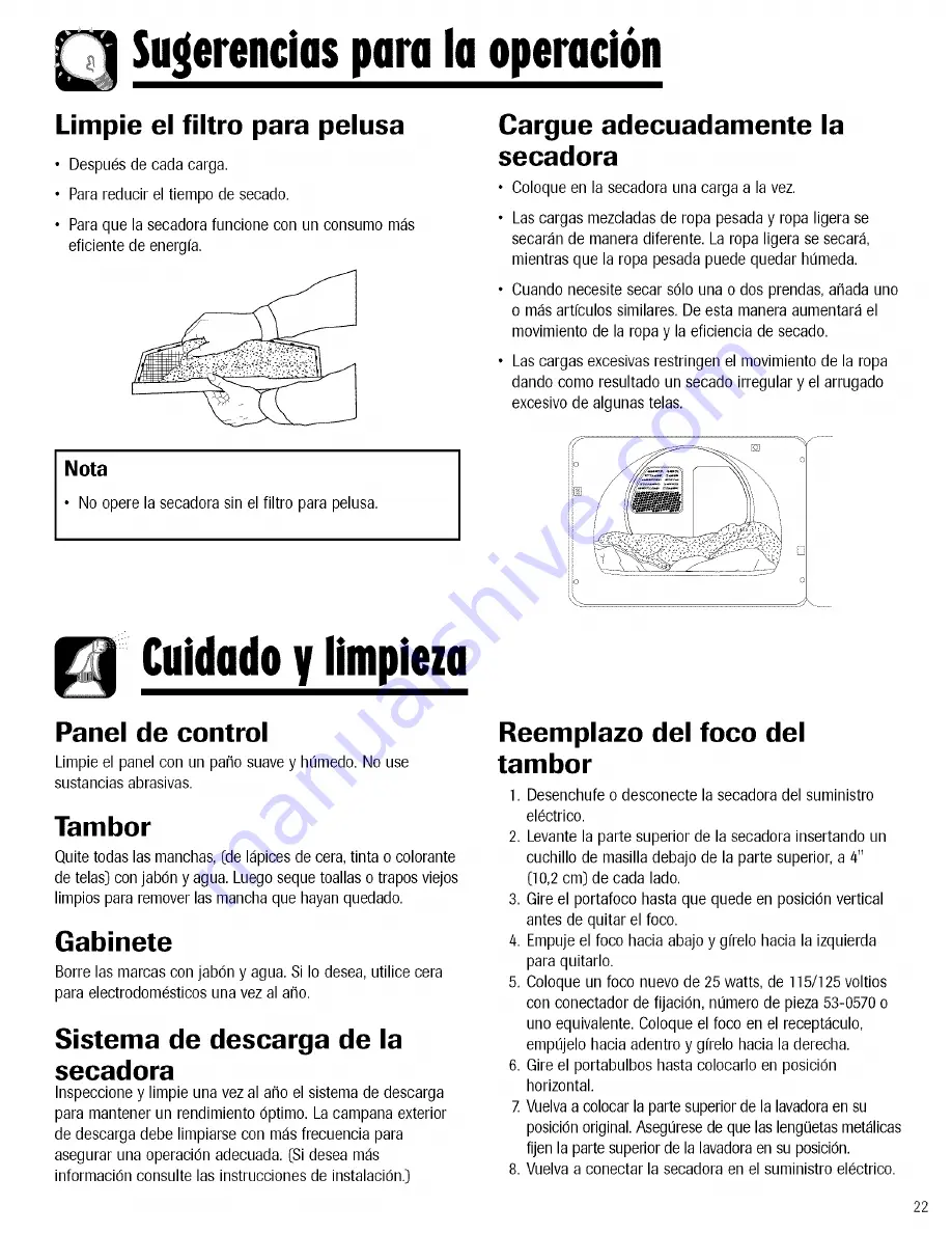 Maytag Performa PYET444AYW Use & Care Manual Download Page 23