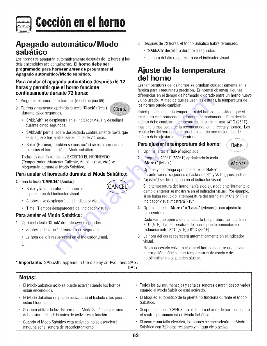 Maytag Precision Touch 750 Series Use And Care Manual Download Page 64