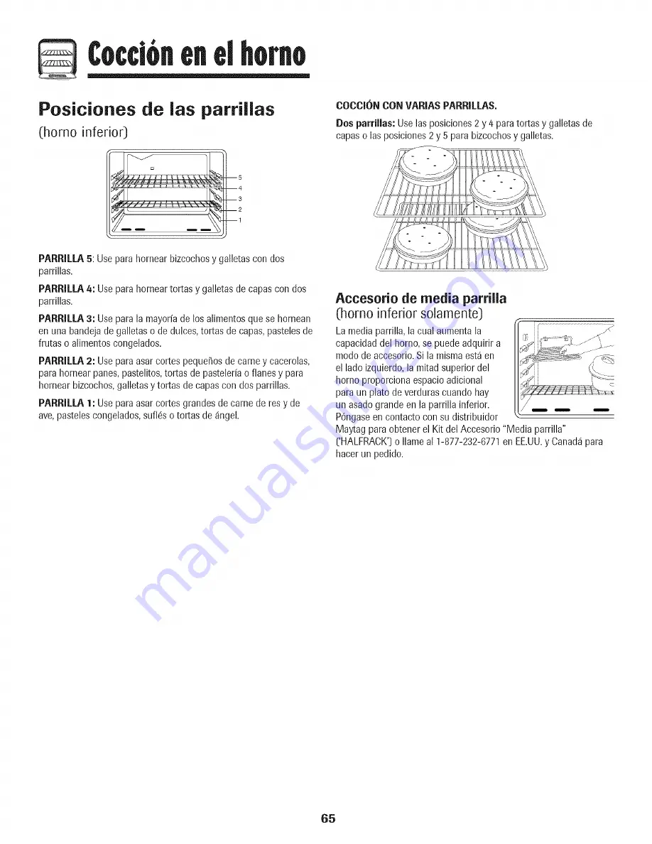 Maytag Precision Touch 750 Series Use And Care Manual Download Page 66