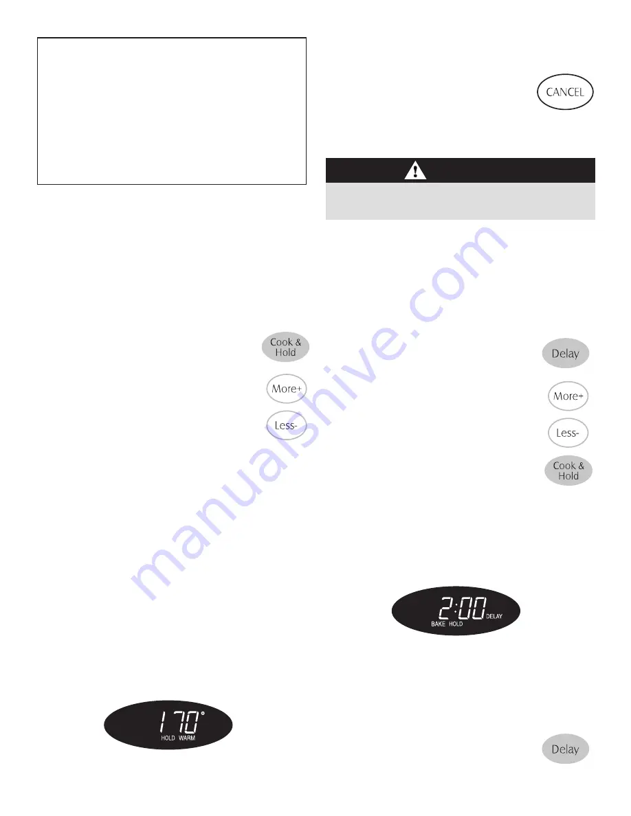 Maytag Precision Touch Control 500 Electric Smoothtop Use And Care Manual Download Page 15